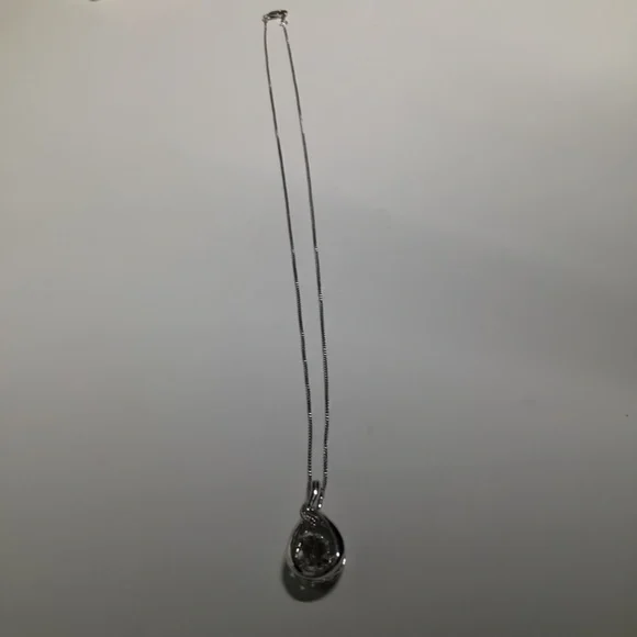 Kay Jewelers Infinity Teardrop Pendant with Free-floating Stone. - Picture 7 of 10